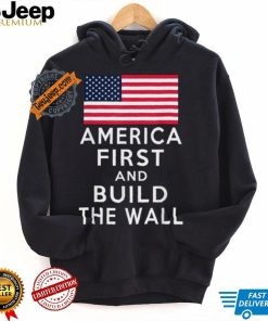 Official America Number One Again And Build A Wall T Shirt