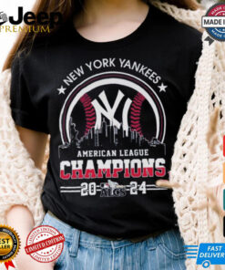 Official American League Champions MLB New York Yankees 2024 Skyline World Champions Shirt