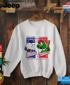 Official American League Divisional New York Mets vs Philadelphia Phillies mascot shirt