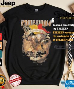 Official Antwerp Powerwolf Wolfsnächte Tour 2024 shirt