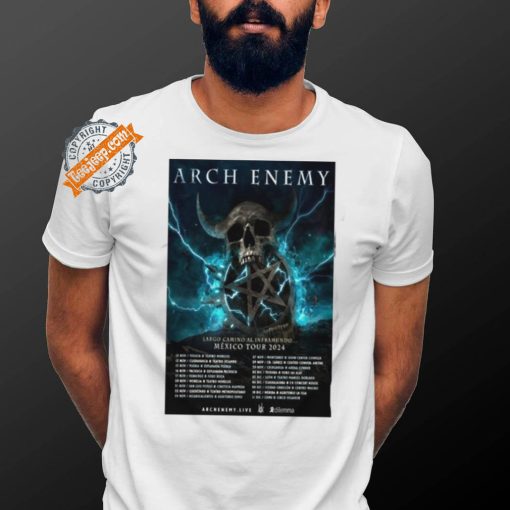 Official Arch Enemy Mexico Tour November & December 2024 Poster Shirt