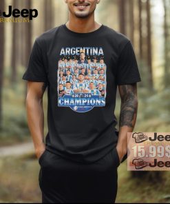 Official Argentina 2024 Champions Copa America USA 2024 T Shirt