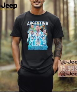 Official Argentina 2024 Copa America Champions T Shirt