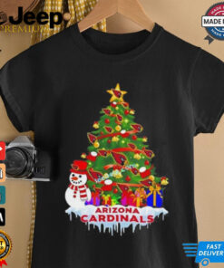 Official Arizona Cardinals Logo Tree Merry Christmas Shirt