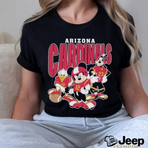 Official Arizona Cardinals Mickey Donald Duck And Goofy Football Team 2024 T shirt