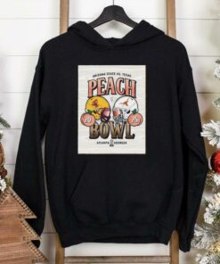 Official Arizona State Sun Devils vs. Texas Longhorns, 2025 Peach Bowl, Atlanta Georgia Helmet Poster T Shirt