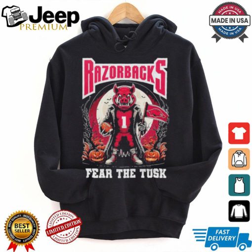 Official Arkansas Razorbacks Fear The Tusk Halloween Shirt