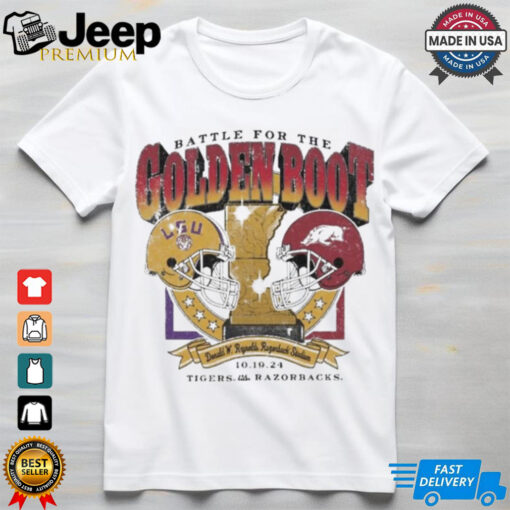 Official Arkansas Vs LSU 2024 Battle For The Golden Boot Shirt