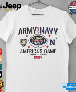 Official Army Black Knights vs. Navy Midshipmen 2024 America’s Game At Northwest Stadium Shirt