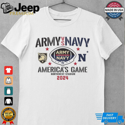 Official Army Black Knights vs. Navy Midshipmen 2024 America’s Game At Northwest Stadium Shirt