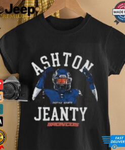 Official Ashton Jeanty Boise State Broncos Football Signature Painting T shirt