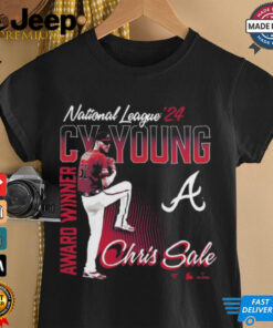 Official Atlanta Braves Chris Sale 2024 National League Cy Young Award Winner Shirt