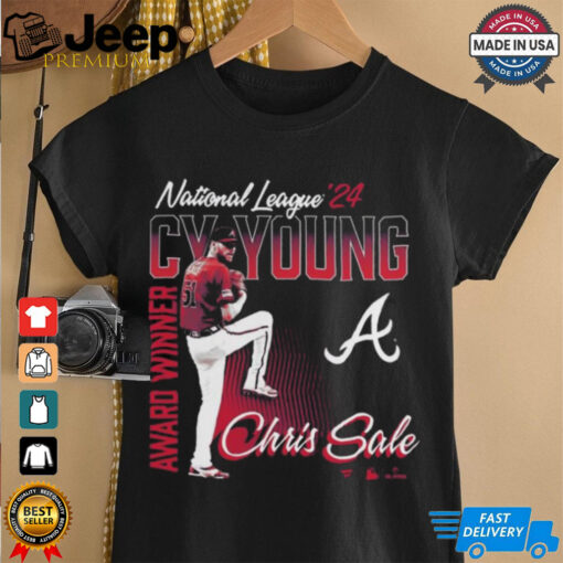 Official Atlanta Braves Chris Sale 2024 National League Cy Young Award Winner Shirt