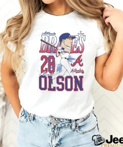 Official Atlanta Braves Matt Olson Caricature Baseball Shirt