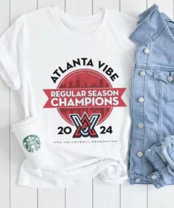 Official Atlanta Vibe 2024 Pro Volleyball Federation Regular Season Champions Shirt