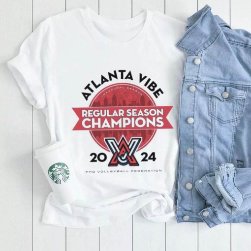 Official Atlanta Vibe 2024 Pro Volleyball Federation Regular Season Champions Shirt