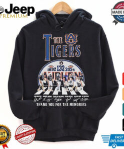 Official Auburn Tigers 132nd 1892 2024 Thank You For The Memories 2D T Shirt