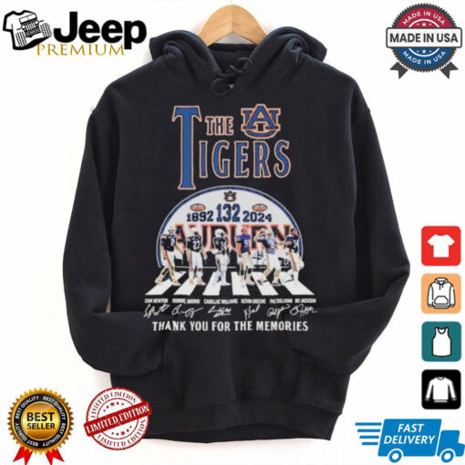 Official Auburn Tigers 132nd 1892 2024 Thank You For The Memories 2D T Shirt