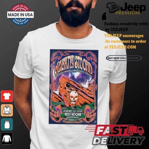 Official Aug 10 2024 Red Rocks Amphitheatre Morrison CO Slightly Stoopid Poster Unisex T Shirt