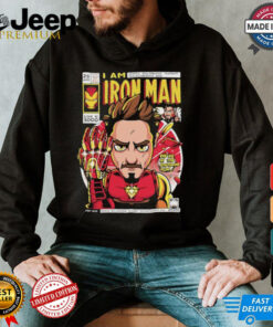 Official Avengers I Am Iron Man I Love You 3000 Genius Bilionaire Playboy T shirt