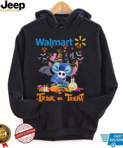 Official Baby Stitch Hug Baby Jack Skellington Walmart Trick Or Treat Halloween 2024 shirt