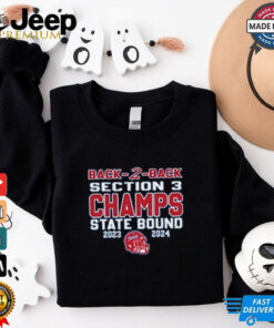 Official Back 2 Back Section 3 Champs State Bound 2023 2024 t shirt