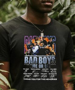 Official Bad Boys Ride Or Die Thank You For The Memories Shirt