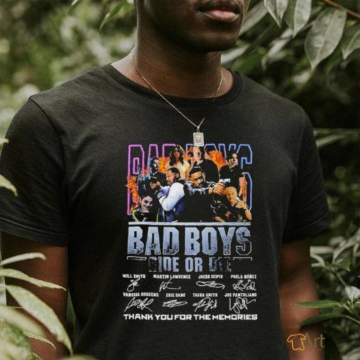 Official Bad Boys Ride Or Die Thank You For The Memories Shirt