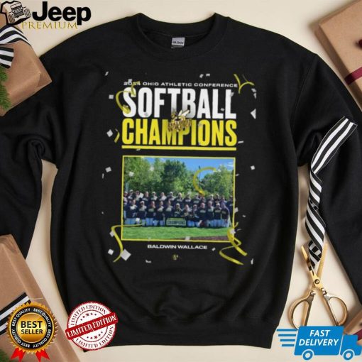 Official Baldwin Wallace 2024 Ohio Athletic Conference Softball Champions shirt