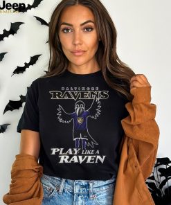 Official Baltimore Ravens AFC North Champs 2023 Play Like A Raven T shirt