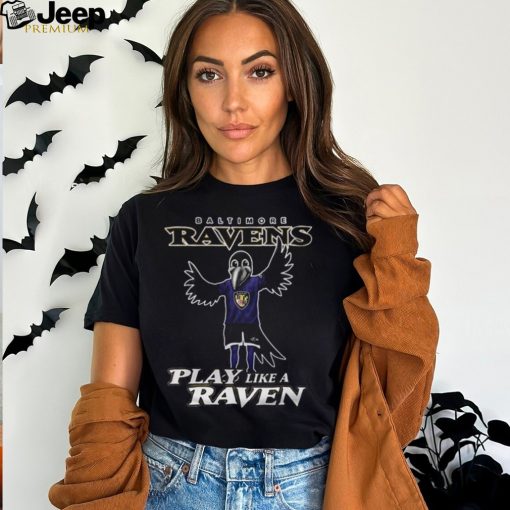 Official Baltimore Ravens AFC North Champs 2023 Play Like A Raven T shirt