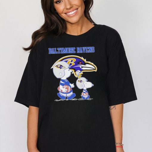 Official Baltimore Ravens Snoopy Play Soccer T Shirt