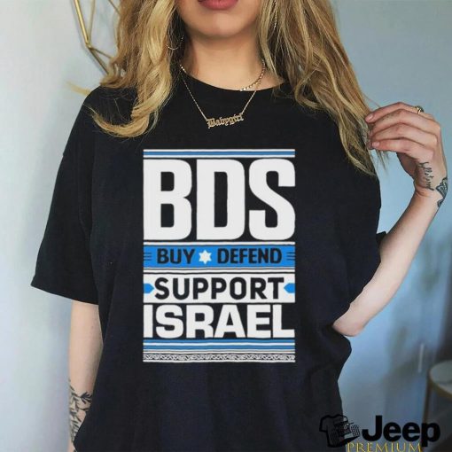 Official Bds Buy Defend Support Israel Shirt