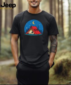 Official Beagle Snoopy and Woodstock Camping t shirt