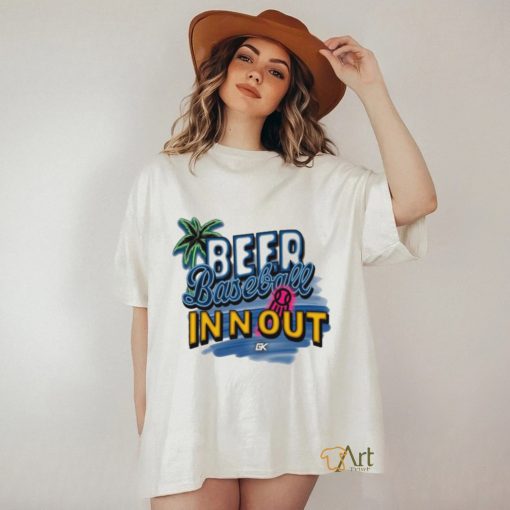 Official Beer Baseball In N Out Baseball And Beach T shirt