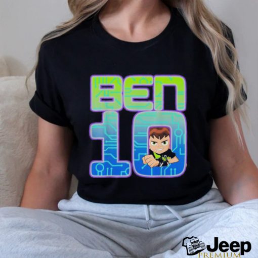 Official Ben 10 Simple Portrait Logo T Shirts