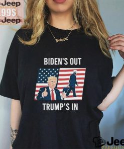 Official Biden Out Of Race Out Of The Election Ship From Us T shirt