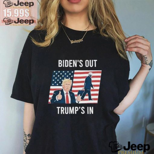 Official Biden Out Of Race Out Of The Election Ship From Us T shirt