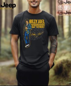 Official Billy Joel 52nd Street Signature t shirt