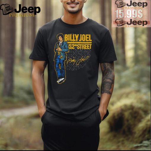 Official Billy Joel 52nd Street Signature t shirt