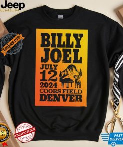 Official Billy Joel 7 12 24 Denver Event Poster Shirt