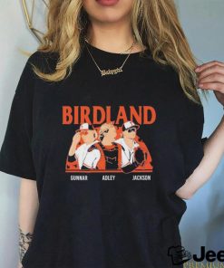 Official Birdland Baltimore Orioles Gunnar Adley And Jackson Shirt