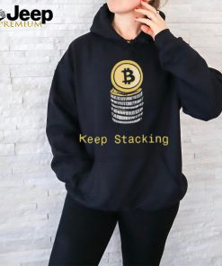 Official Bitcoin Keep Stacking Shirt