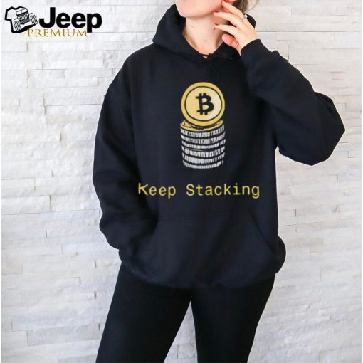 Official Bitcoin Keep Stacking Shirt