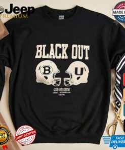 Official Black Out Cub Stadium Friday Nov 1st Helmet Brenham HS Football t shirt