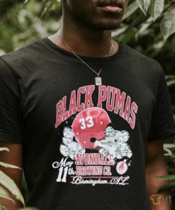 Official Black Pumas 33 Avondale Brewing Co May 11th Birmingham T shirt