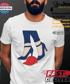 Official Blue Heels Stepping On Red Cat Kamala Harris t shirt