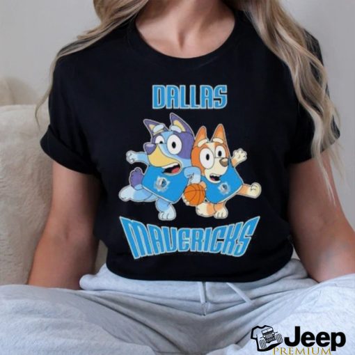 Official Bluey Dallas Mavericks Basketball Shirt