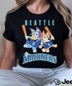 Official Bluey Seattle Mariners Baseball Shirt