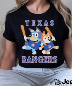 Official Bluey Texas Rangers Baseball Shirt